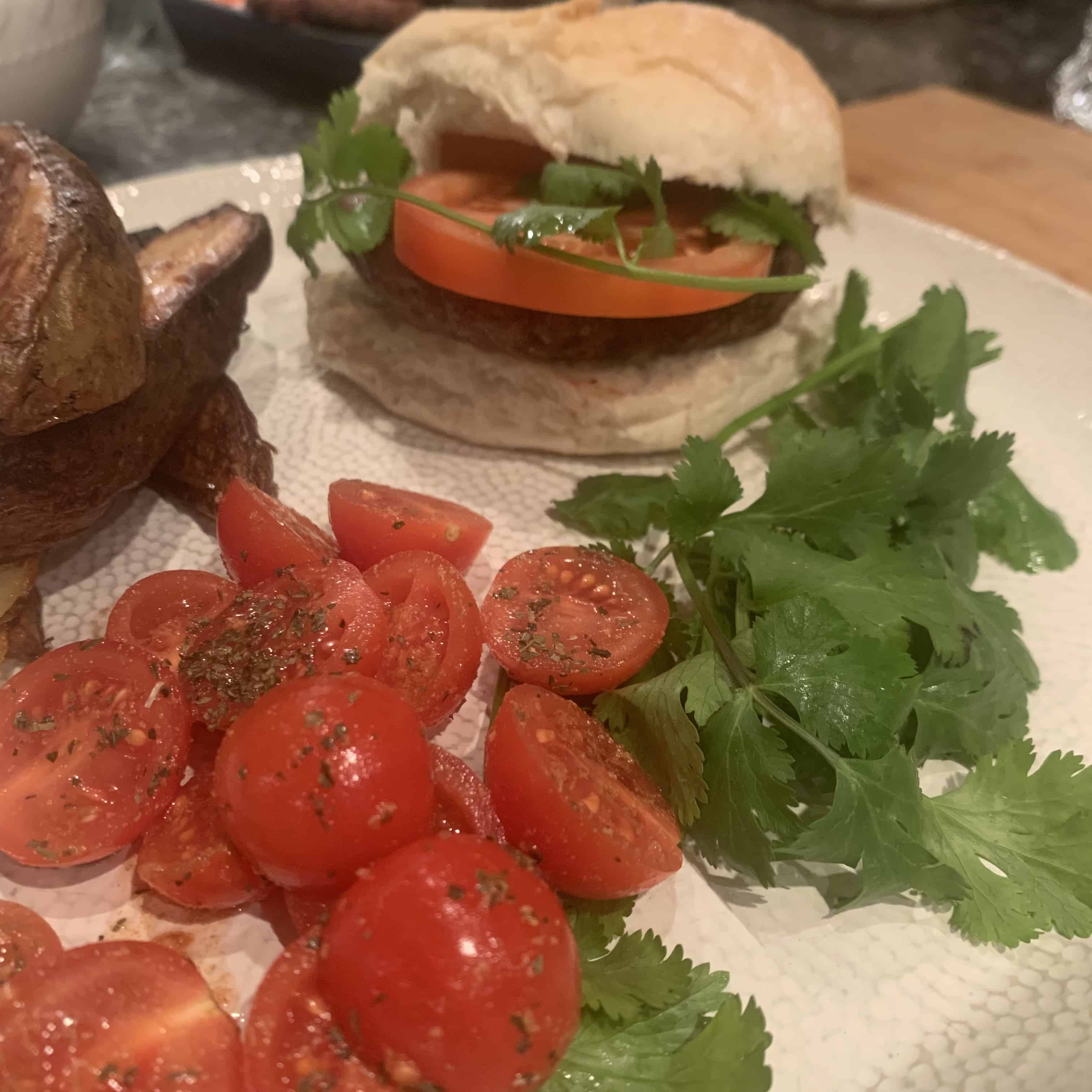 Farmgate Gluten Free Lamb Cumin & Mint Burger Meal