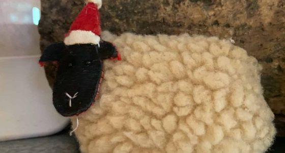 Christmas sheep